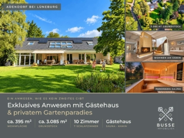 Ihr schönstes Kapitel beginnt hier: Exklusives Anwesen mit Gästehaus und privatem Gartenparadies., 21365 Adendorf, Einfamilienhaus