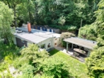 Außenansicht - Ankommen. Durchatmen | Bungalow mit 4 Zimmer u. 110qm2 Wohnfläche | Naturparadies mitten in Hamburg.