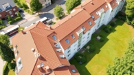 Rückansicht-Oben - Wohnen über den Dächern von Hamburg – 3 Zimmer Komfort-Mietwhg. | 84qm2, Kamin, Tiefgaragenpl.