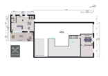 Grundriss-OG-2D - STANDORT MIT WOW-EFFEKT: Repräsentative Halle, Showroom und exkl. Wohnhaus auf 1.565 m² Grundst.