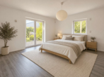 EG. Schlafzimmer 2 _WOHNBEISPI - STANDORT MIT WOW-EFFEKT: Repräsentative Halle, Showroom und exkl. Wohnhaus auf 1.565 m² Grundst.