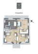 3D-Grundriss-OG-Erfde-inkl.Log - Ihr neues Zuhause direkt am Wasser – Repräsentativ, ruhig, geräumig, modern und Exklusiv! Ein JUWEL.