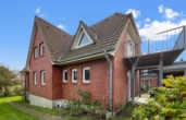 Außenansicht-Seitenansicht - Direkt an der Nordsee: Modernes EFH. mit Meerblick & Teilungspotenzial in Bestlage von Dagebüll.