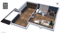 3D-Grundriss-Dachgeschoss - Ein Zuhause, das Maßstäbe setzt. TRAUMHAUS mehr Stil, mehr Raum, mehr Zuhause. Absoluter WOHNTRAUM.