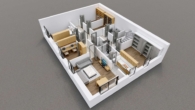 3D-Grundriss SOUTERRAIN - Dein Leben – immer im Urlaub: Exklusives Ostsee-Domizil über 2 Ebenen mit 7 Zimmern in Premium-LAGE.
