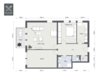 2D-Grundriss-Eigentumswhg.-HH - Ruhe, Raum u. Alsternähe. Exkl. WOHNTRAUM auf 106m² mit Tiefgarage, EBK. uvm. Großzügig. Besonders.