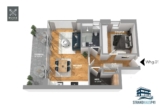 3D-Grundriss-Whg.01 - Luxus, Lage, Meer. Ferienwhg, Familienglück oder Investment. Sie haben die Wahl! Schlüsselfertig.