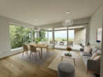 Wohn-Esszimmer-VSt.-Whg.5 - Penthouse-Feeling pur – 3-Zimmerwhg. mit zwei Terrassen, direktem Meerblick am Schönberger Strand.