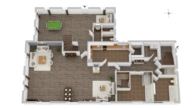 3D-Grundriss-EG - Exklusiver Reetdachtraum | 275qm2 – 7 Zimmer | SYLT vor der Tür | Sauna, EBK., Whirpool uvm.