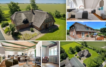 Exklusiver Reetdachtraum | 275qm2 – 7 Zimmer | SYLT vor der Tür | Sauna, EBK., Whirpool uvm., 25924 Emmelsbüll, Einfamilienhaus